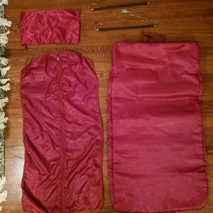 LAUREN RALPH LAUREN Burgundy Garment Bag *RARE* 43 x 21.